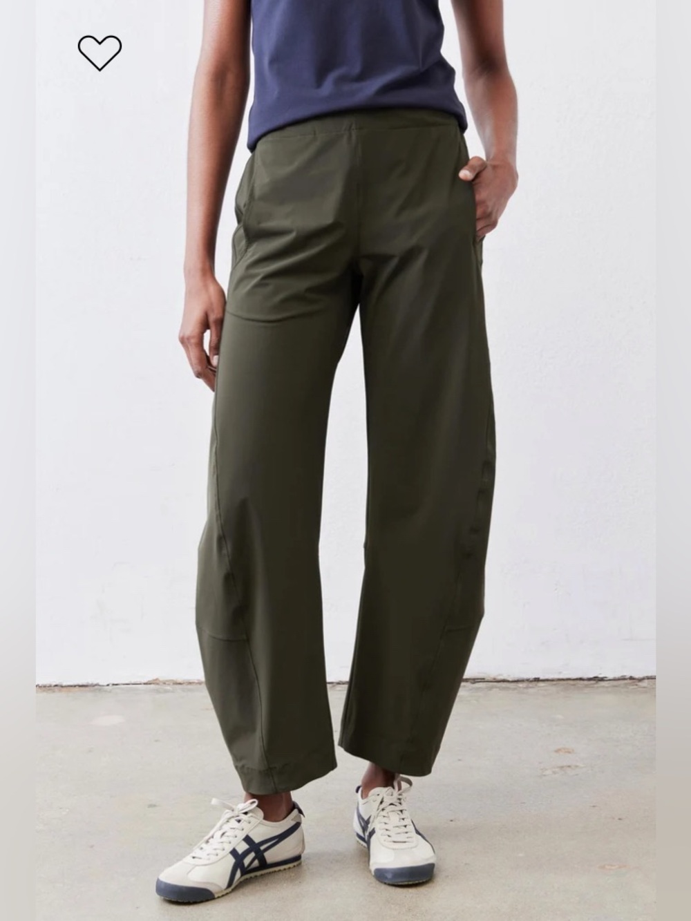 Ruti On the Loose Work Pants Barrel Athleisure Tech Verdant Green Fall Travel 4